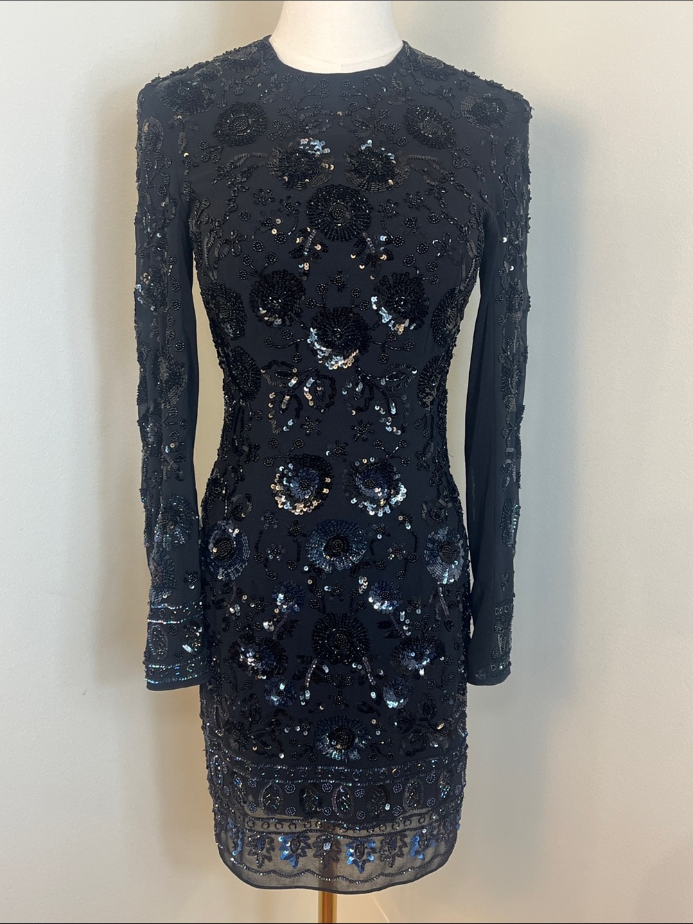 Needle & Thread Midnight Ombré Mini Dress